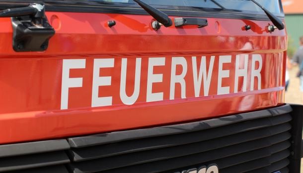Front eines Feuerwehrautos
