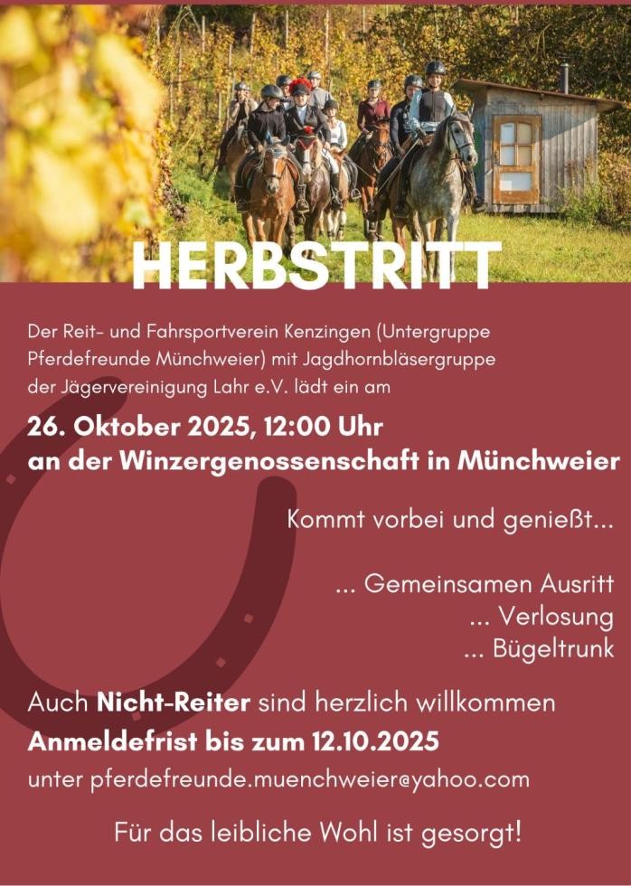 Herbstritt Flyer Herbstritt Flyer