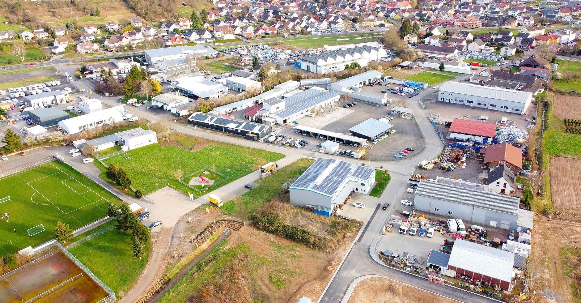 Luftbild Gewerbegebiet "Auf den Süßen Matten" Luftbild Gewerbegebiet "Auf den Süßen Matten"