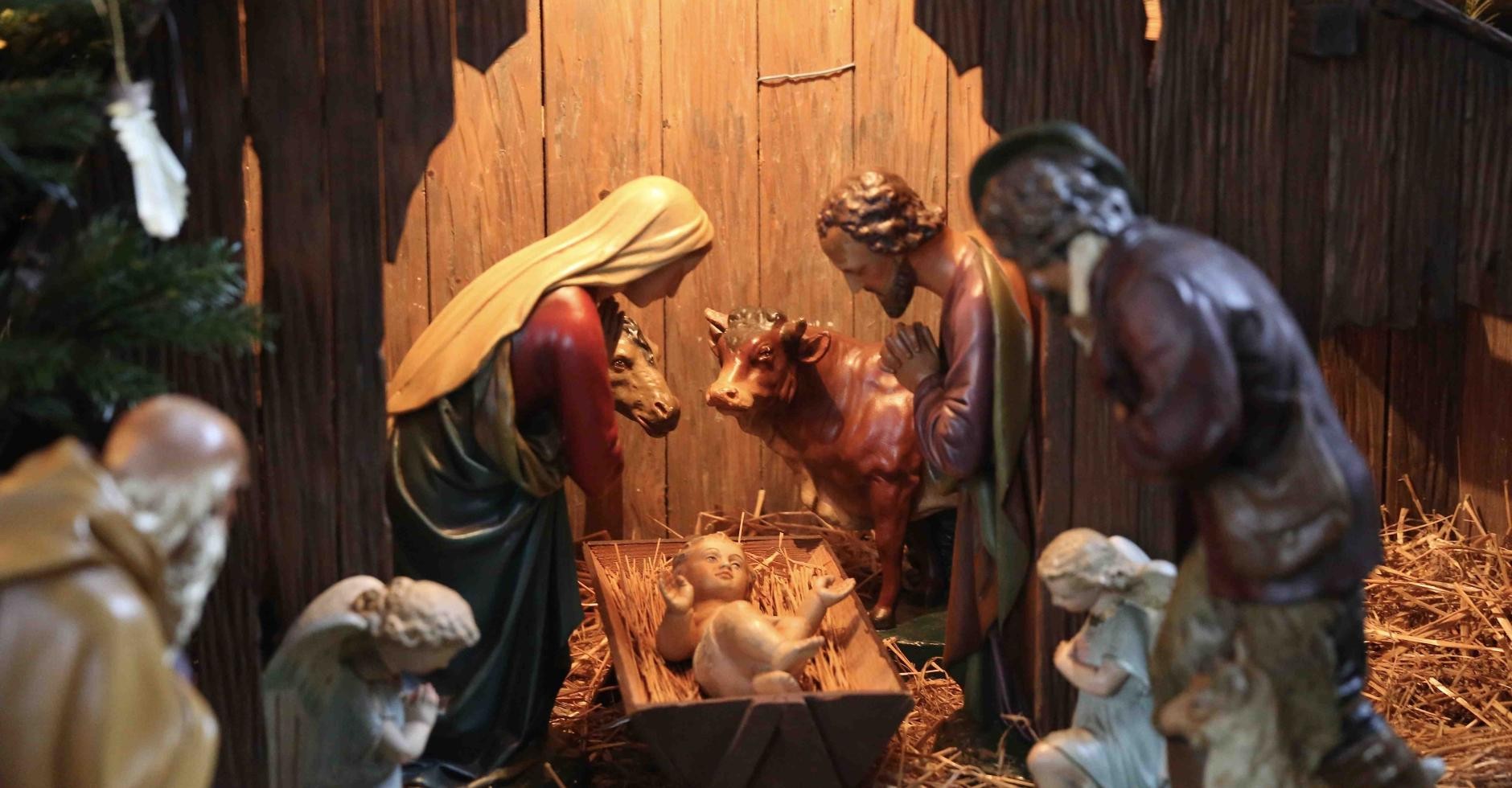 Krippe in der Kirche St. Nikolaus Altdorf Krippe in der Kirche St. Nikolaus Altdorf