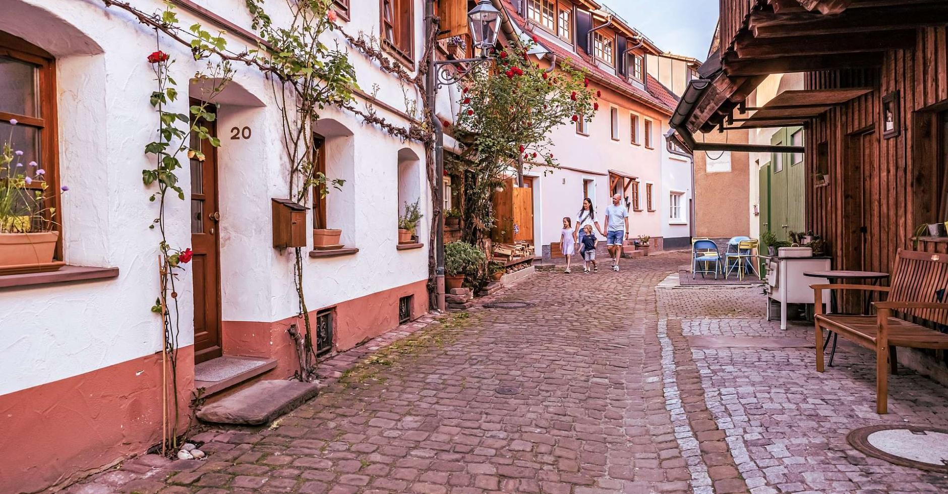 Ettenheimer Altstadt Gasse in der Ettenheimer Altstadt