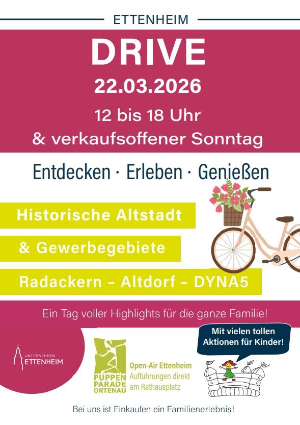 DRIVE und verkaufsoffener Sonntag