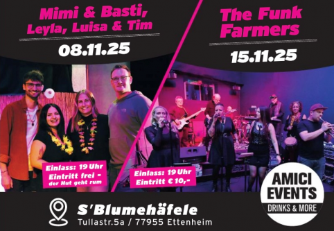 Konzerte im Blumenhäfele