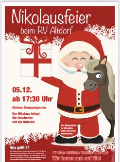 Plakat Nikolausfeier