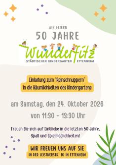 Einladung 50 Jahre Wunderfitz