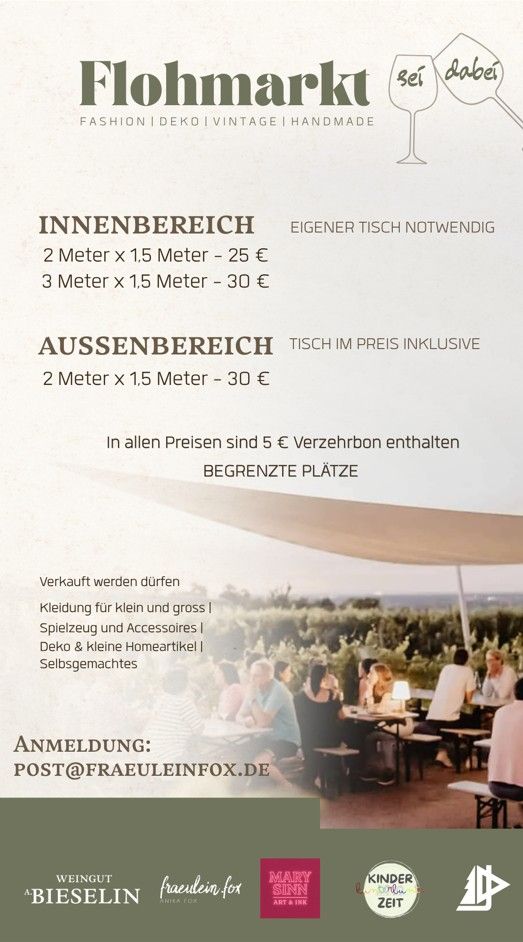 Flohmarkt Weingut Bieselin