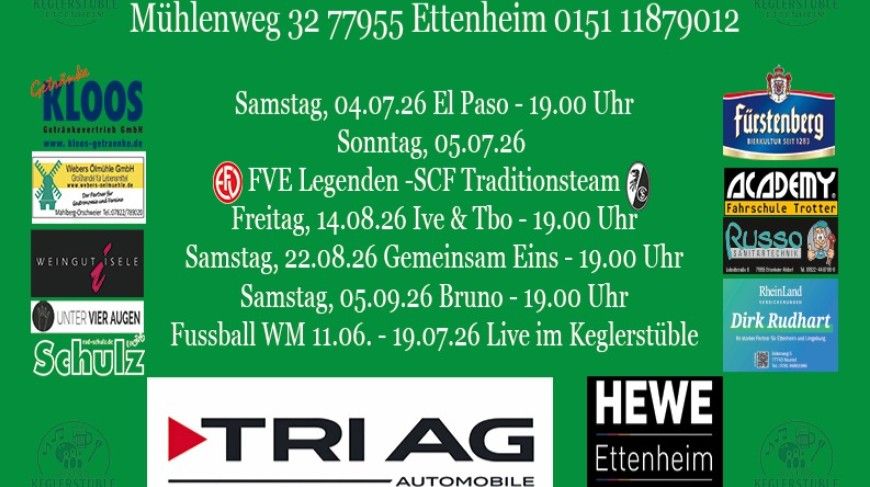 Konzerte Bistro Keglerstüble