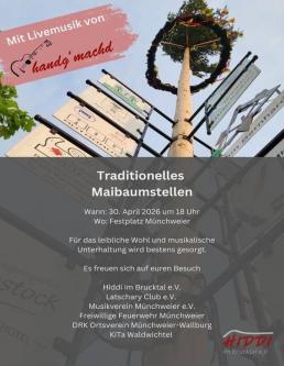 Flyer Maibaumstellen