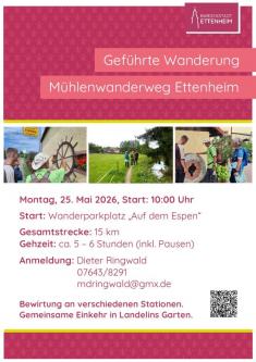 Flyer Mühlenwanderweg