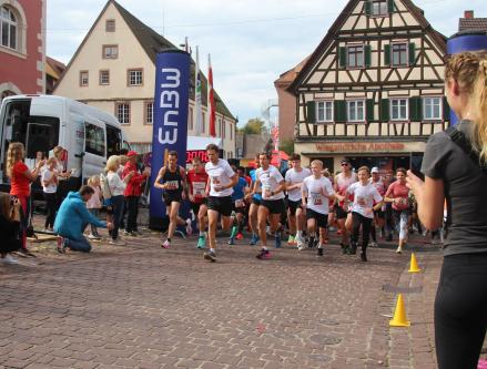 Start vor dem Rathaus