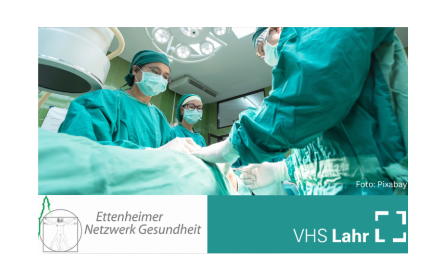 Ausschnitt aus Plakat mit operierenden Ärzten