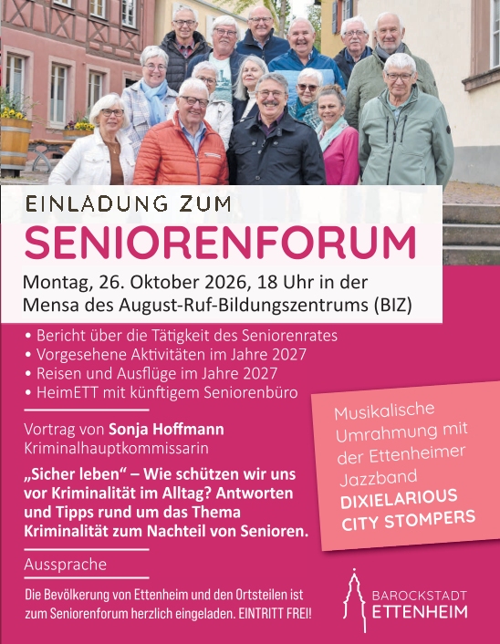 Plakat Seniorenforum