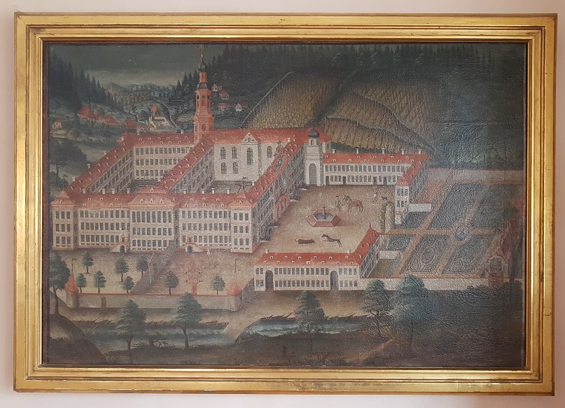 Gemälde des Klosters in Ettenheimmünster