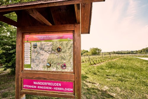 Karte Weinwanderwege