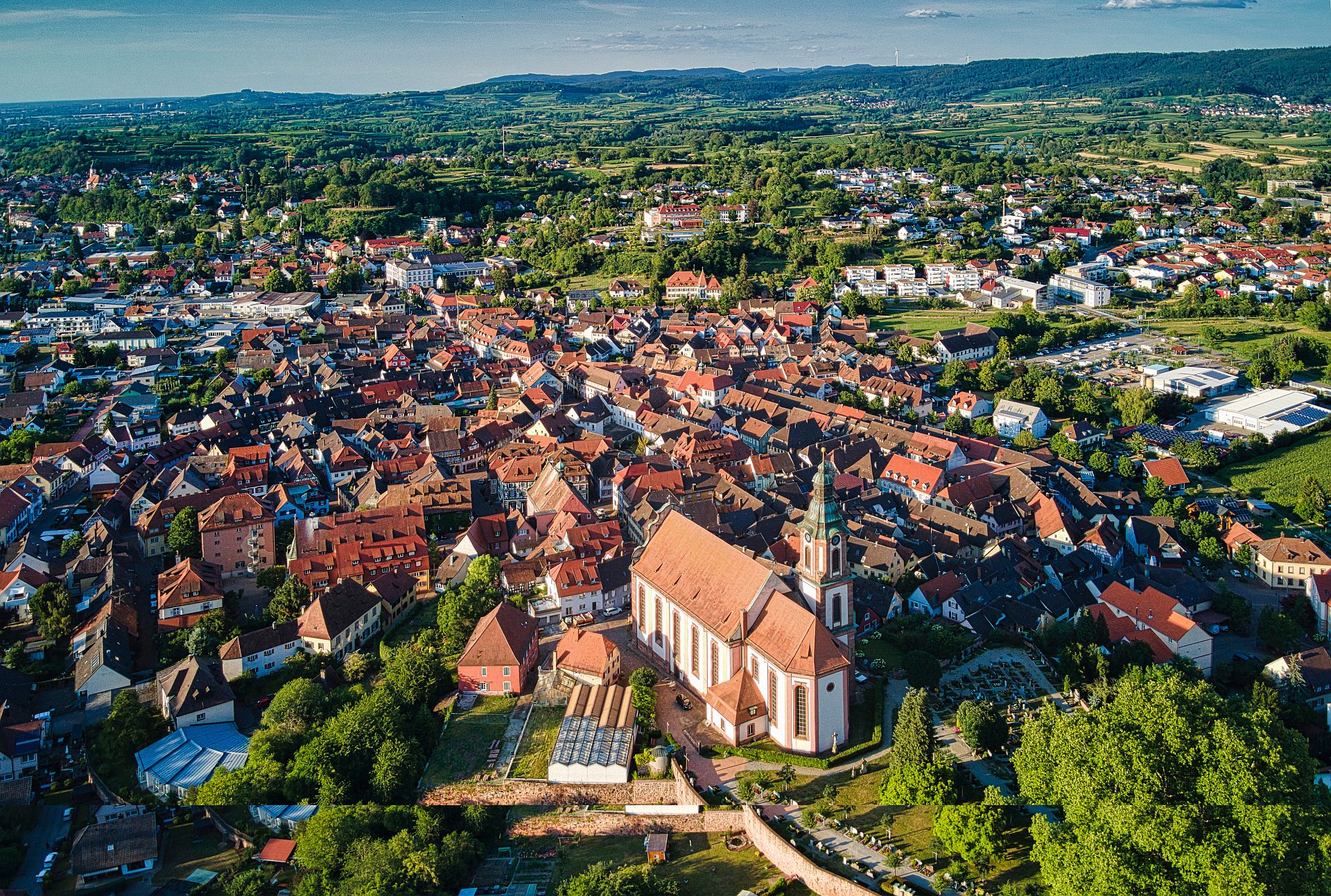 Luftbild Ettenheimer Altstadt