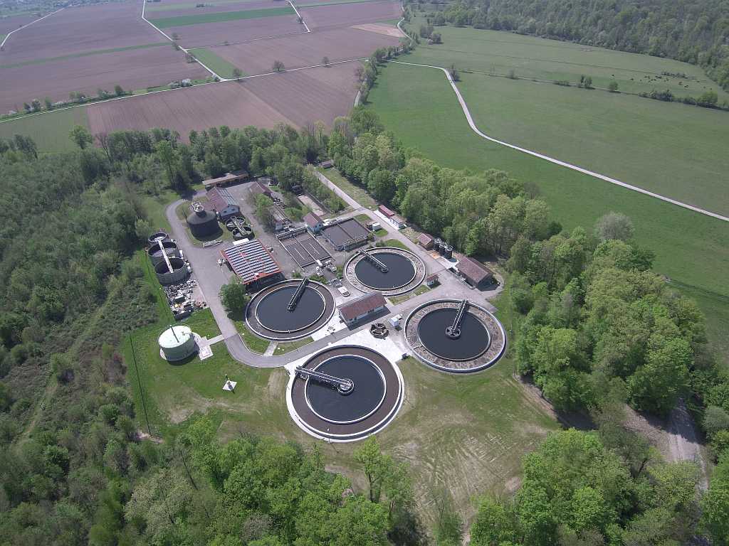 Lufbild Kläranlage