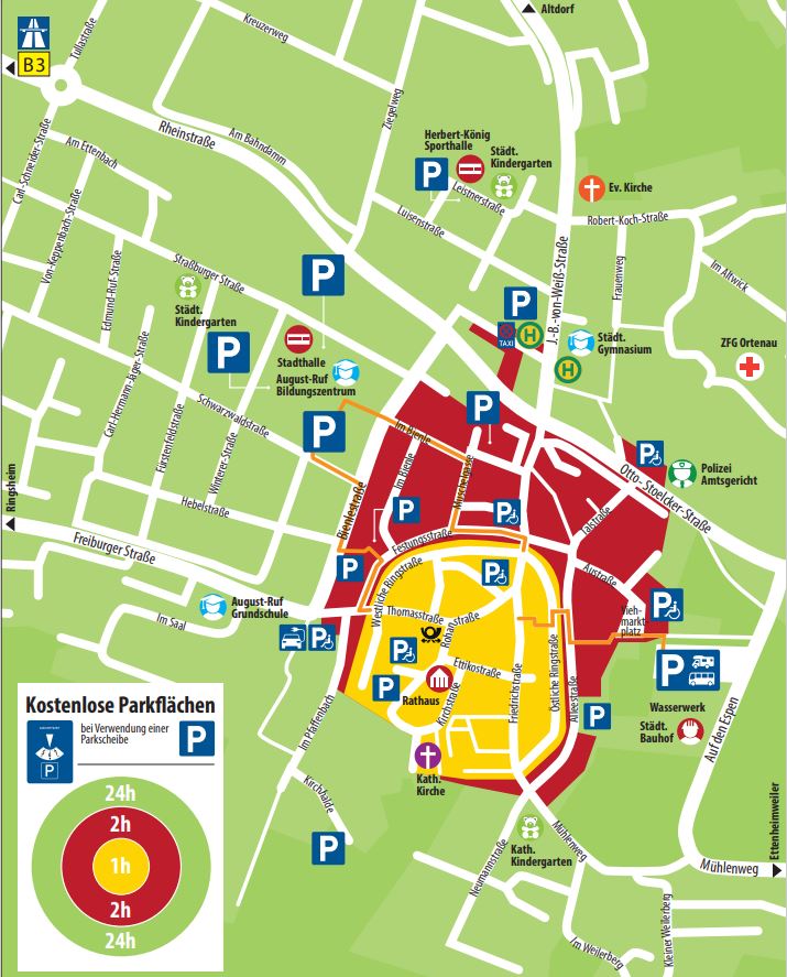 Parkplan Ettenheim