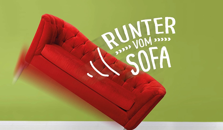 Runter vom Sofa